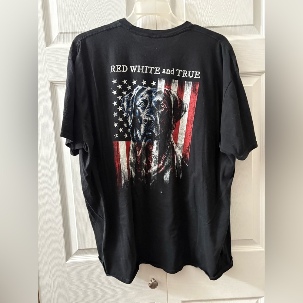 Buck wear Black Short Sleeve Tee with Graphic Design
